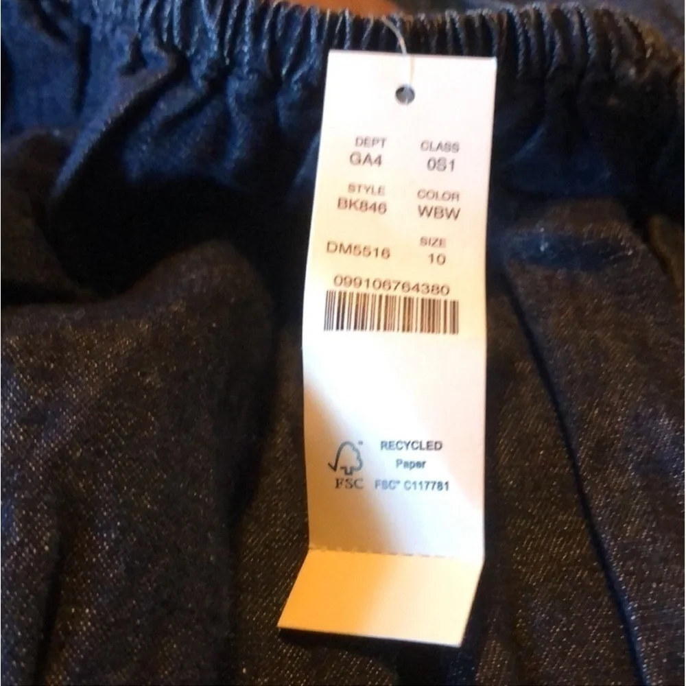 NWT J. Crew Square Neck Denim Mini Dress